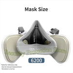 Respirador de Cara Completa Tipo 6800 con Kit de Filtros 15 Piezas