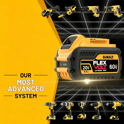 Nueva Batería Original 9.0Ah 20V/60V para Herramientas Eléctricas