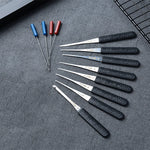 Kit de Cerrajería con Candado Transparente de Práctica y Extractores