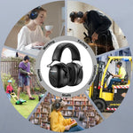 Orejeras de Protección Auditiva con Bluetooth 5.0 y Reducción de Ruido