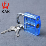 Kit de Cerrajería con Candado Transparente de Práctica y Extractores
