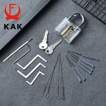 Kit de Cerrajería con Candado Transparente de Práctica y Extractores