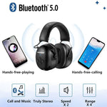 Orejeras de Protección Auditiva con Bluetooth 5.0 y Reducción de Ruido