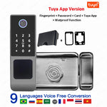 Cerradura Digital Inteligente de Sobreponer IP66 con Biometría y App TTLock