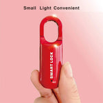 Mini Candado Inteligente Biométrico con Lector de Huella Dactilar Recargable