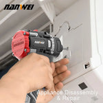 Taladro Inalámbrico de 16.8V Doble Velocidad para Construcción y Reparación