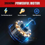 Mezclador de Materiales 2600W 110V Motor de Alta Potencia