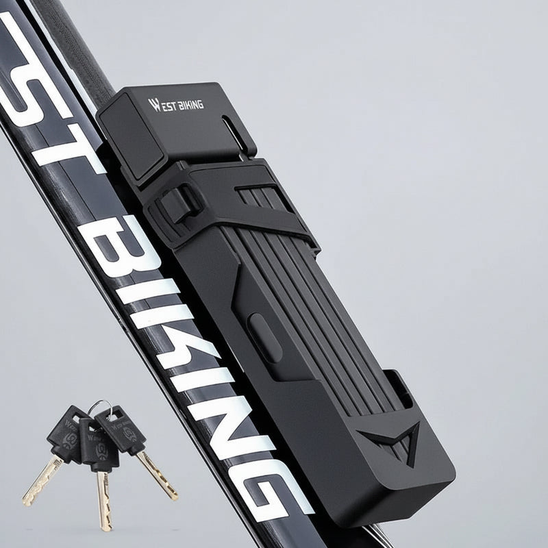 Candado Plegable Antirrobo para Bicicleta de 68 cm con Combinación