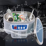 Limpiador Ultrasónico de 628 ml, Baño Ultrasónico para Piezas de Joyería