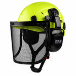 Casco de Seguridad Forestal 3 en 1 con Visor de Malla y Orejeras
