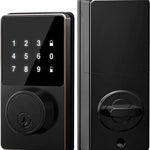Cerradura Digital de Cerrojo Inteligente con Teclado Táctil, Tarjetas IC y Control por App