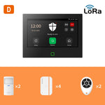Kit de Alarma de Seguridad Inteligente WiFi 4G con Pantalla Táctil IPS de 7
