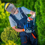Careta de Protección Facial con Visor de Malla Metálica para Jardinería