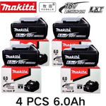 Pack de 4 Baterías de Litio 18V 6.0Ah (BL1860B)