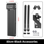 Candado Plegable Antirrobo para Bicicleta de 68 cm con Combinación