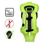 Chaleco de Alta Visibilidad con Airbag y Activación por CO2 para Motociclista