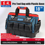 Bolsa de Herramientas para Electricista con Base de Plástico Rígido