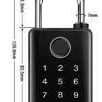 Candado Inteligente Antirrobo con Teclado Numérico y Huella Digital