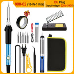 Kits de Soldadura Eléctrica 60W con Temperatura Ajustable y Punta Reemplazable