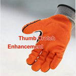 Guantes Industriales Anticorte A6 y Antivibración con Protección Anti-Impacto