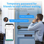 Cerradura Inteligente – Huella, Contraseña, Tarjeta, Llave y App Bluetooth – IP66