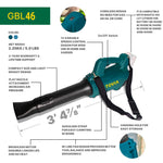 Soplador de Hojas Inalámbrico 21V