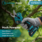 Tijeras de Poda Eléctricas 2 Velocidades Compatible con Baterías 21V