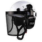 Casco de Seguridad Forestal 3 en 1 con Visor de Malla y Orejeras
