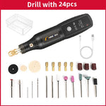 Mini Herramienta Rotativa Inalámbrica Recargable Kit de 24 Accesorios