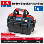 Bolsa de Herramientas para Electricista con Base de Plástico Rígido