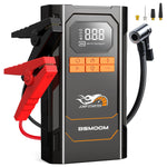 Arrancador de Batería Portátil 12V con Power Bank e Iluminación LED de Emergencia