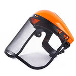 Careta de Protección Facial con Visor de Malla Metálica para Jardinería