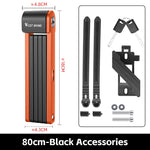 Candado Plegable Antirrobo para Bicicleta de 68 cm con Combinación