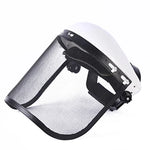 Careta de Protección Facial con Visor de Malla Metálica para Jardinería