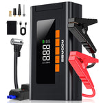 Arrancador de Batería Portátil 12V con Power Bank e Iluminación LED de Emergencia