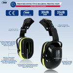 Casco de Seguridad Industrial 3 en 1 con Visor y Orejeras (ANSI/CE)