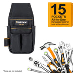Bolsa Portaherramientas de Cintura con 6 Compartimentos y 9 Bucles
