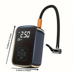 Compresor de Aire Portátil, Inflador Digital Sin Cable para Autos, Motos y Bicicletas