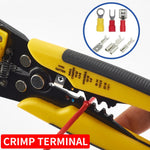 Crimpadora de Cables Automática Ajustable, Pelacables