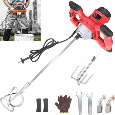 Mezclador de Materiales 2600W 110V Motor de Alta Potencia