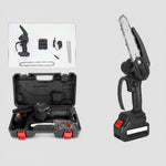 Mini Motosierra Inalámbrica con 1 Cadena 24 V de Alta Potencia