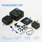 Protectores Auditivos Electrónicos Tácticos In-Ear con Supresión Activa de Ruido