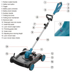 Herramienta 3 en 1 sin Escobillas: Cortacésped y Desbrozadora Plegable