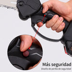 Mini Motosierra Inalámbrica con 1 Cadena 24 V de Alta Potencia