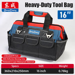 Bolsa de Herramientas para Electricista con Base de Plástico Rígido
