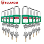 Juego de Candados de Bloqueo y Etiquetado LOTO para Seguridad Industrial