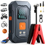 Arrancador Industrial de Batería 12V con Compresor de Aire Integrado