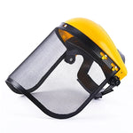 Careta de Protección Facial con Visor de Malla Metálica para Jardinería