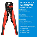 Crimpadora de Cables Automática Ajustable, Pelacables