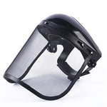Careta de Protección Facial con Visor de Malla Metálica para Jardinería